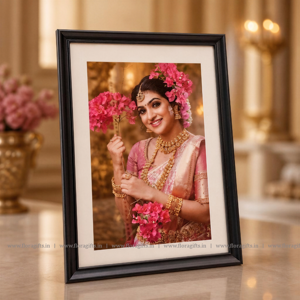 Classic Black Matted Portrait Frame