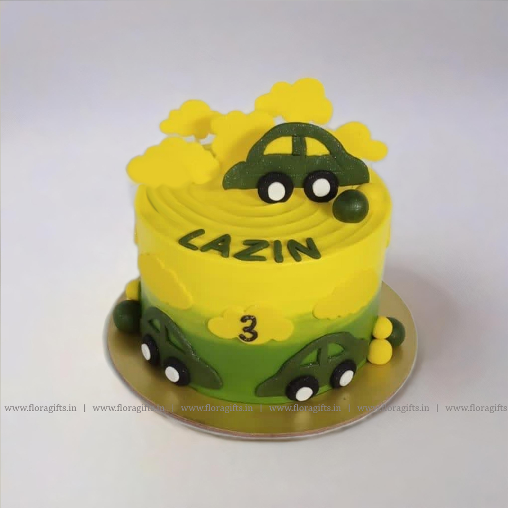 Car Theme Cake