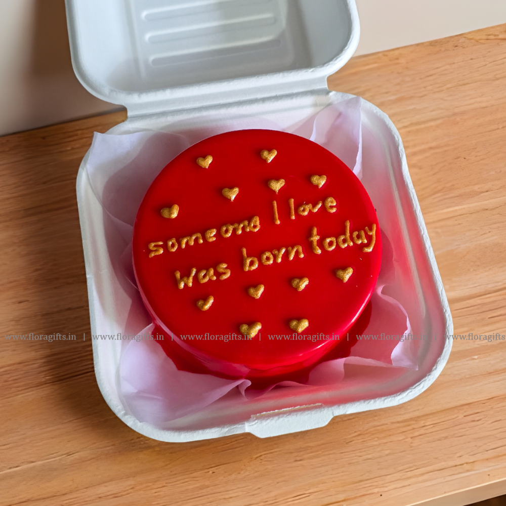 Someone I Love Was Born Today - Bento Cake