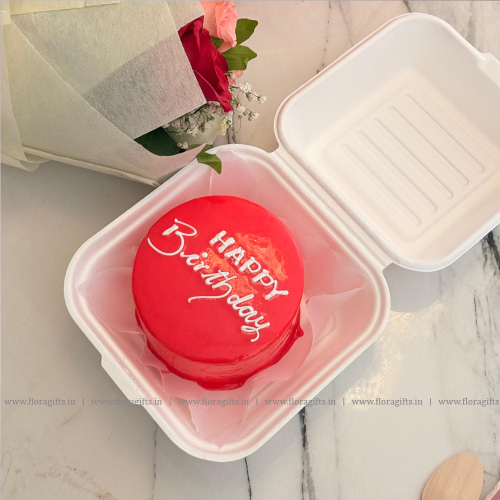 Romantic Birthday Bento Cake