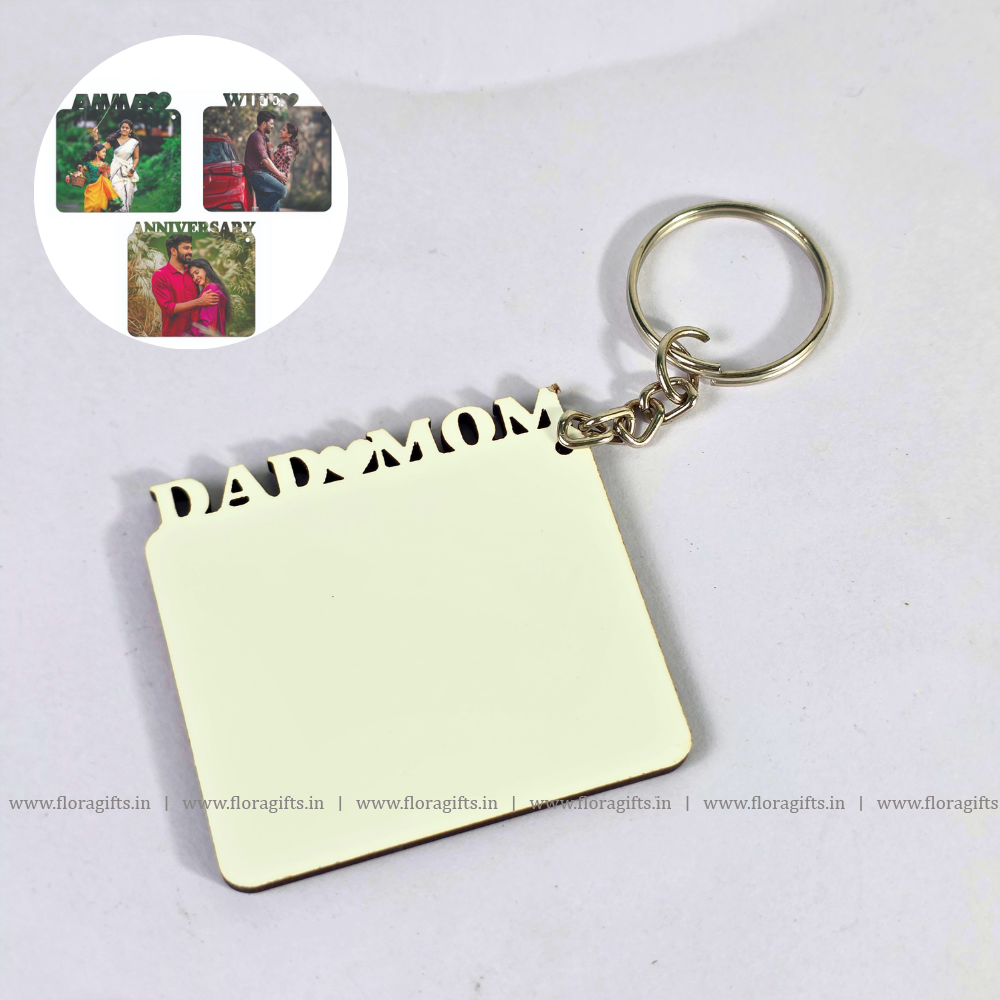 Dad & Mom KeyChain