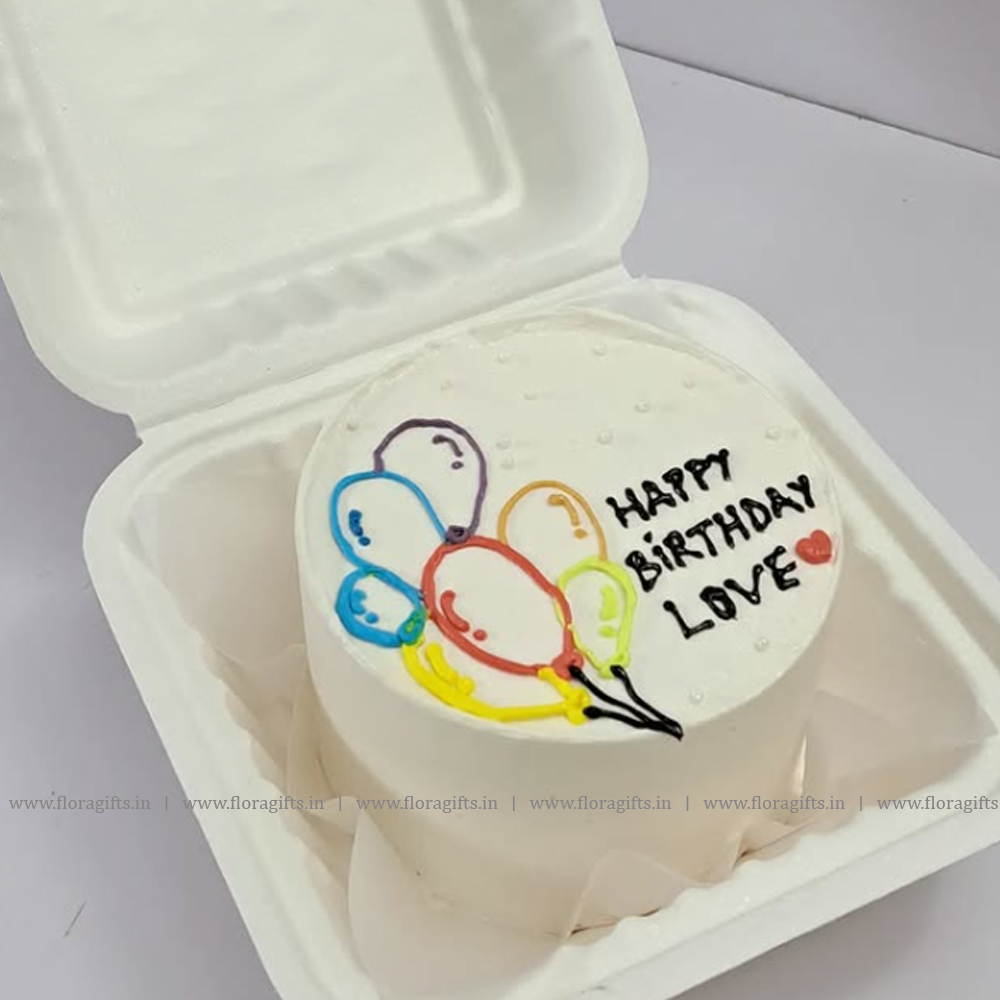 Happy Birthday Love Bento Cake