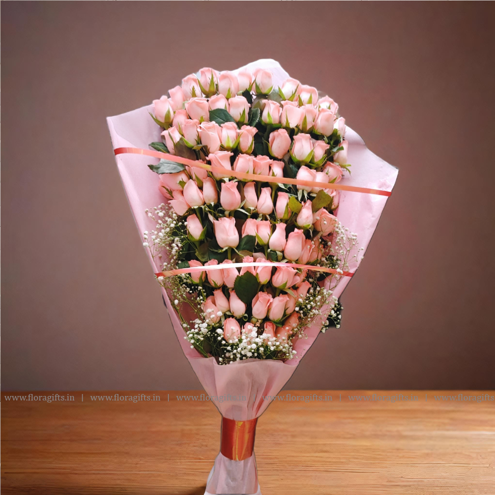 Graceful 80 Roses Bouquet