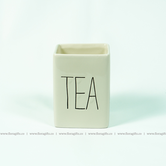 White Tea Ceramic  Planter