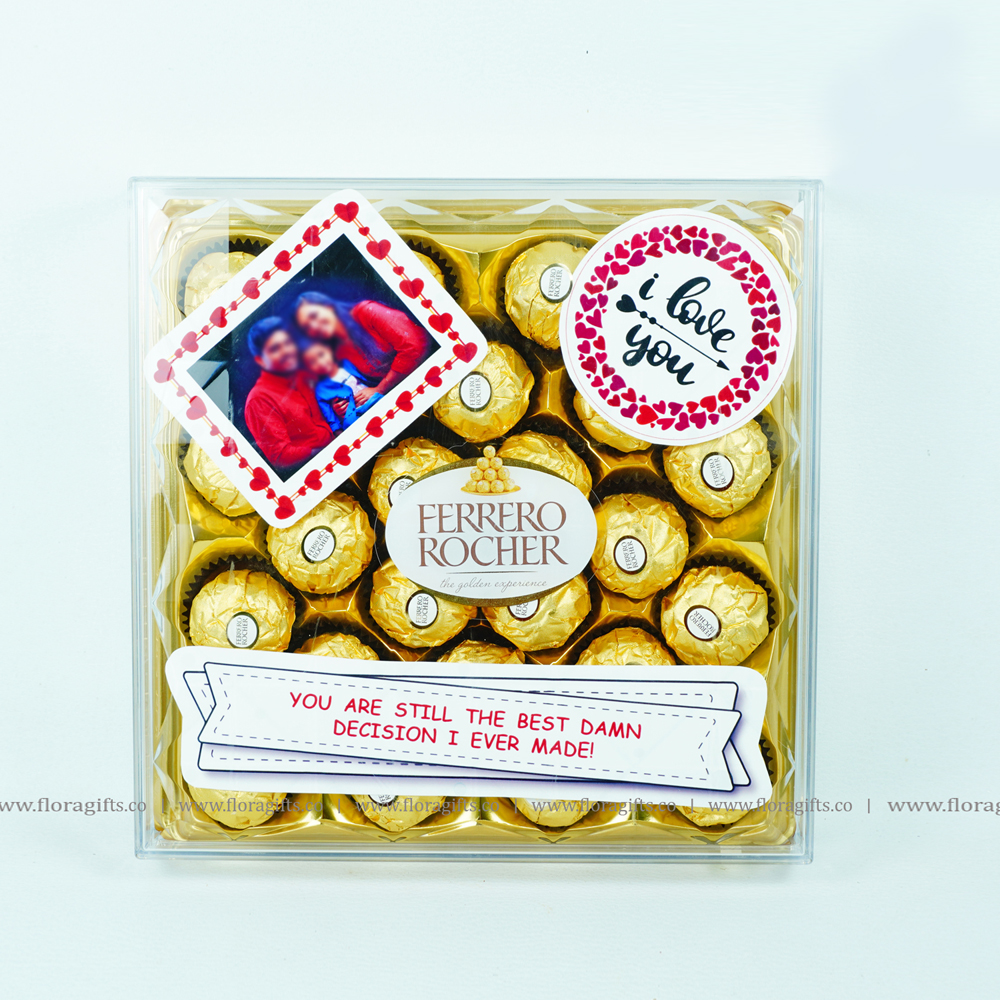 Personalised I Love You Ferrero Rocher T24