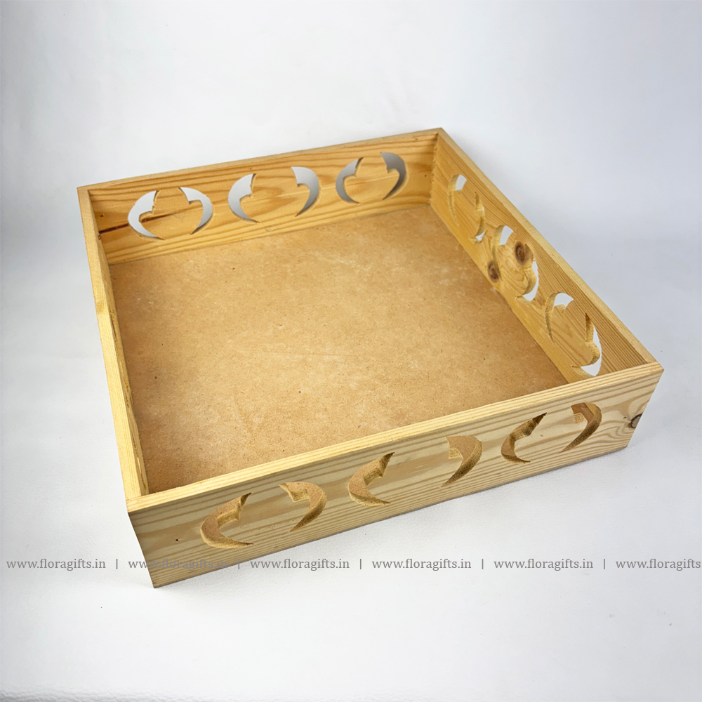 Pine Wood Decorative Gifting Tray