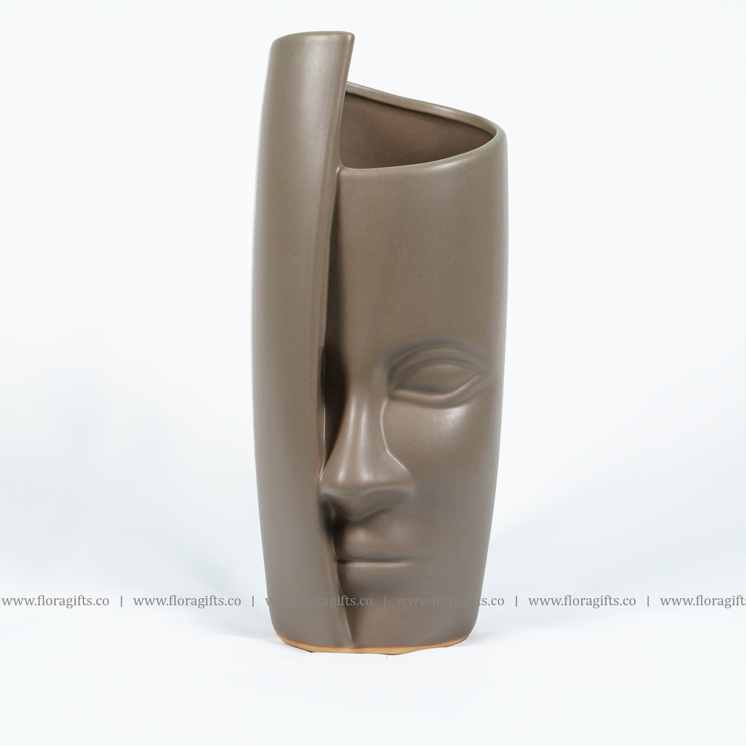 Face Design Ceramic  Planter