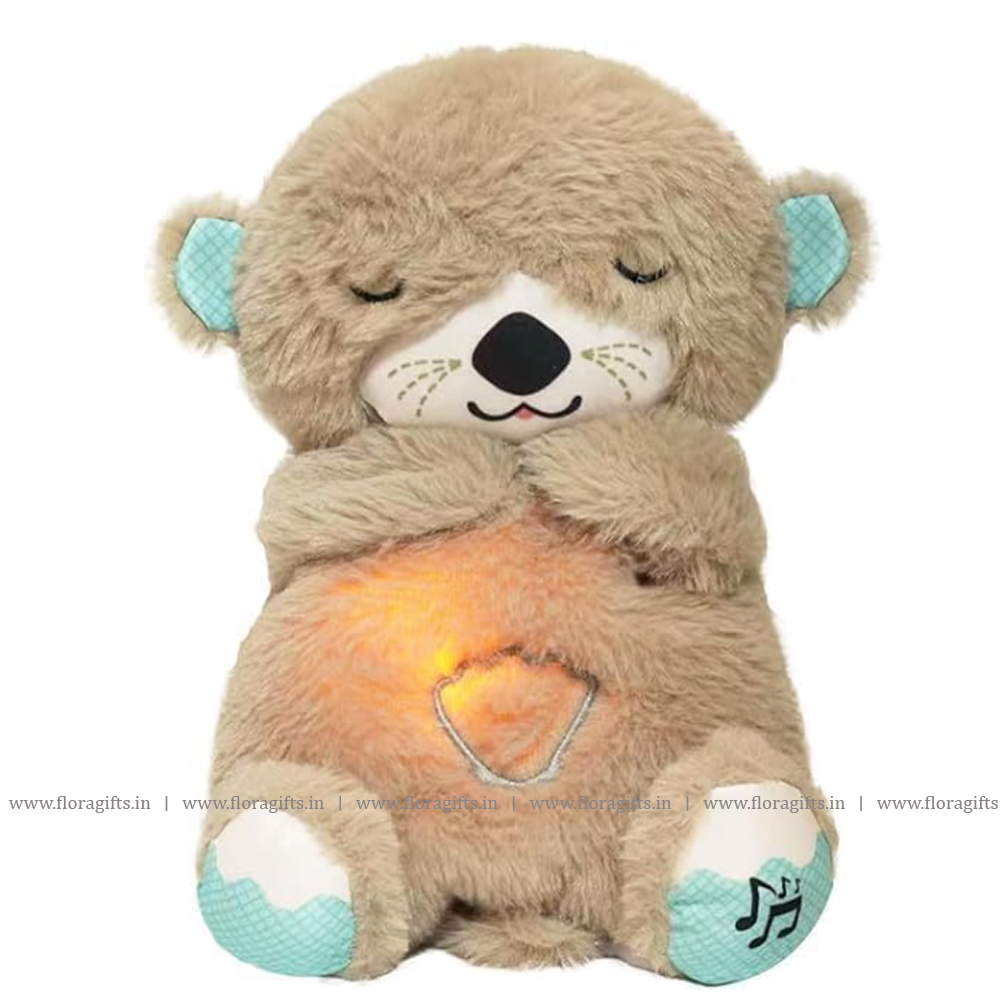 Breathing Soft Teddy Bear, Brown