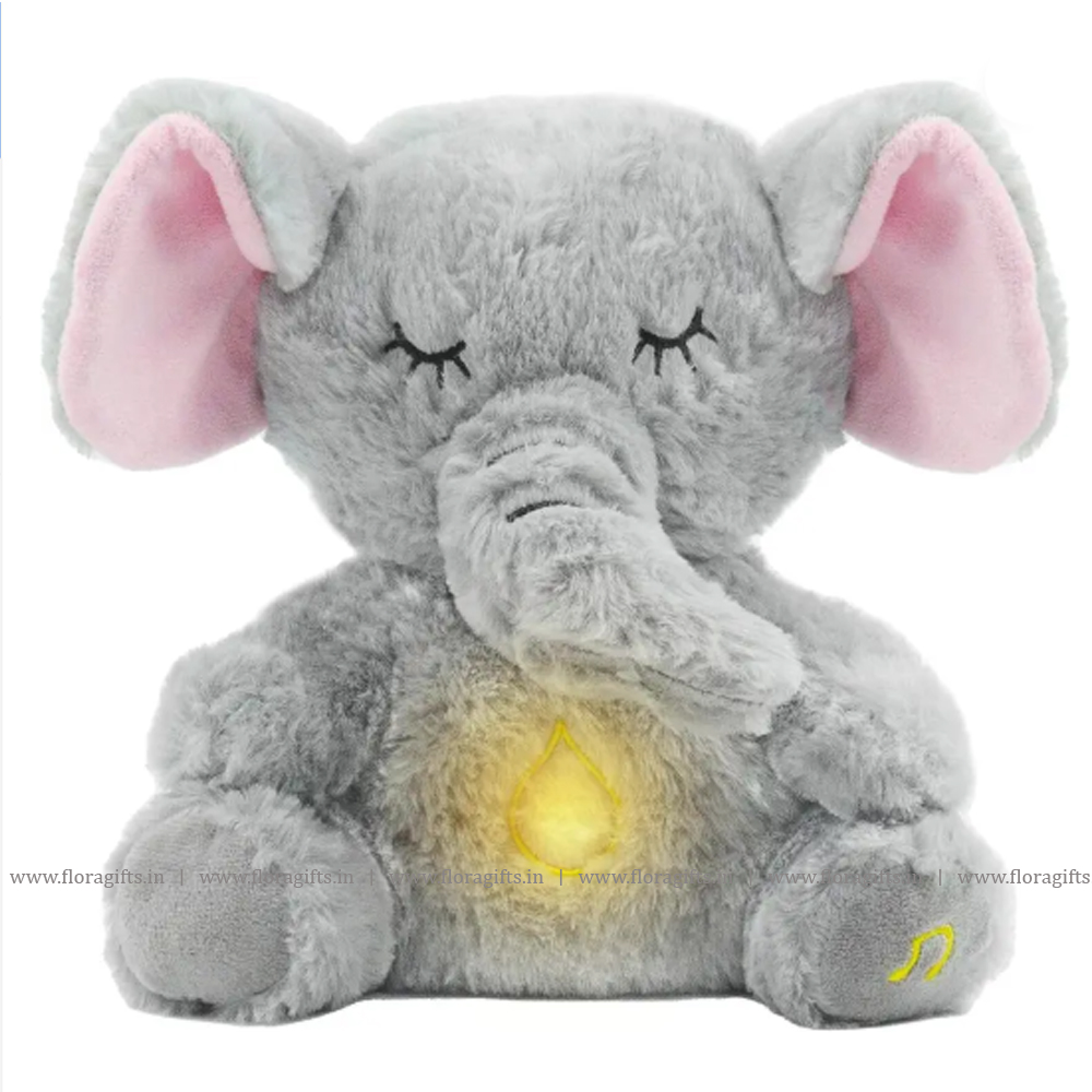 Breathing Elephant Soft Toy