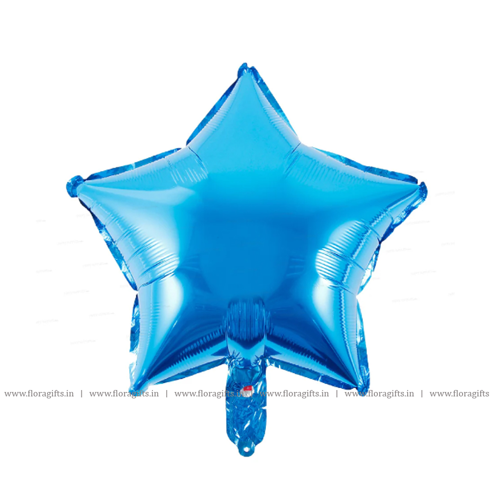 Star Shape Foil Balloon, Blue