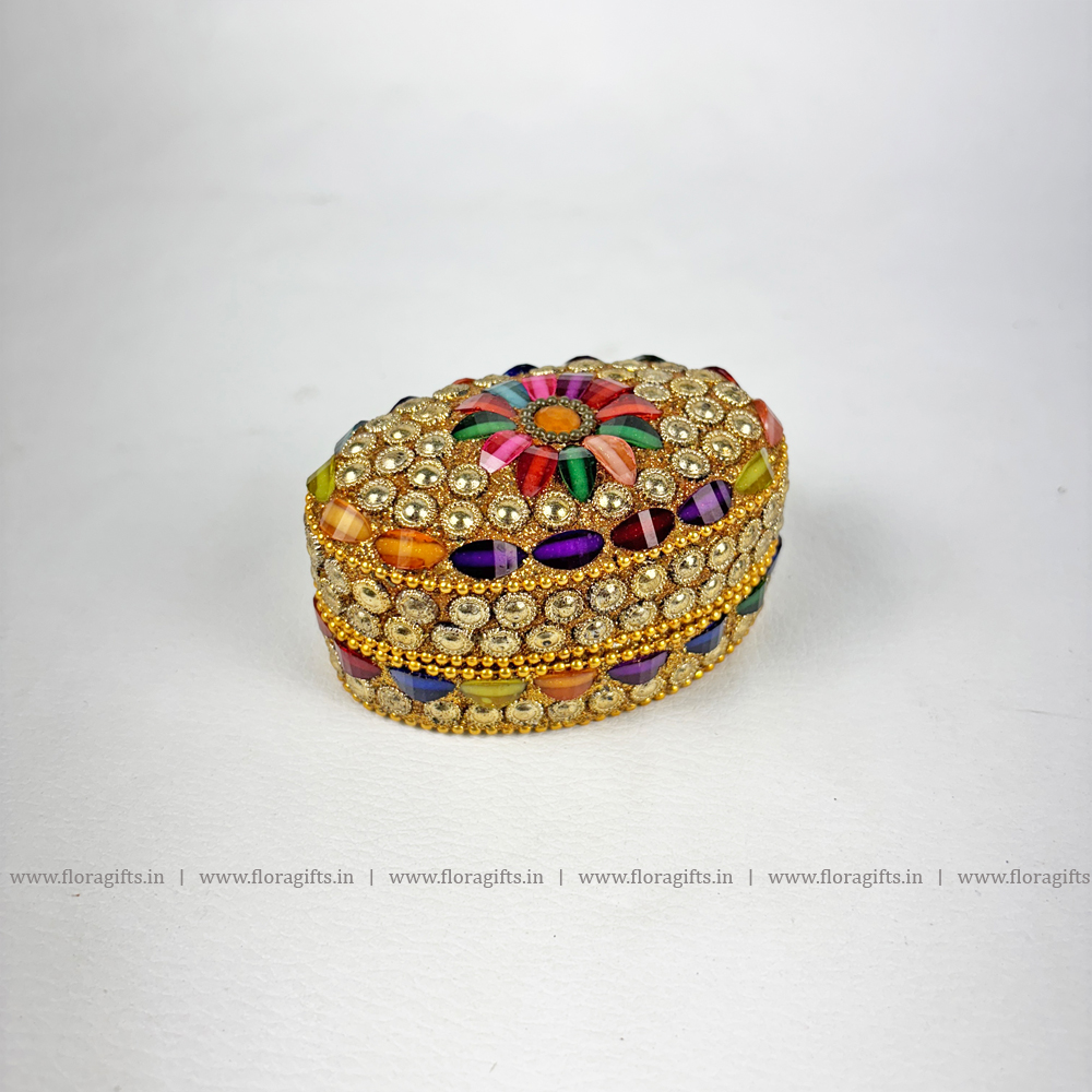 Sindoor Box Oval Pearl