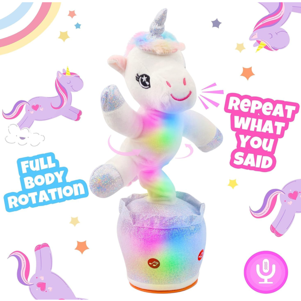 Glowing Dancing Unicorn Talking Toy