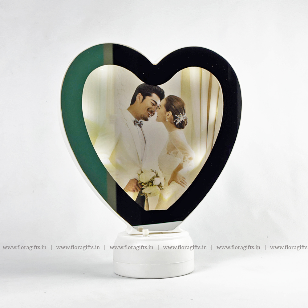 Heart Shaped Magic Mirror White