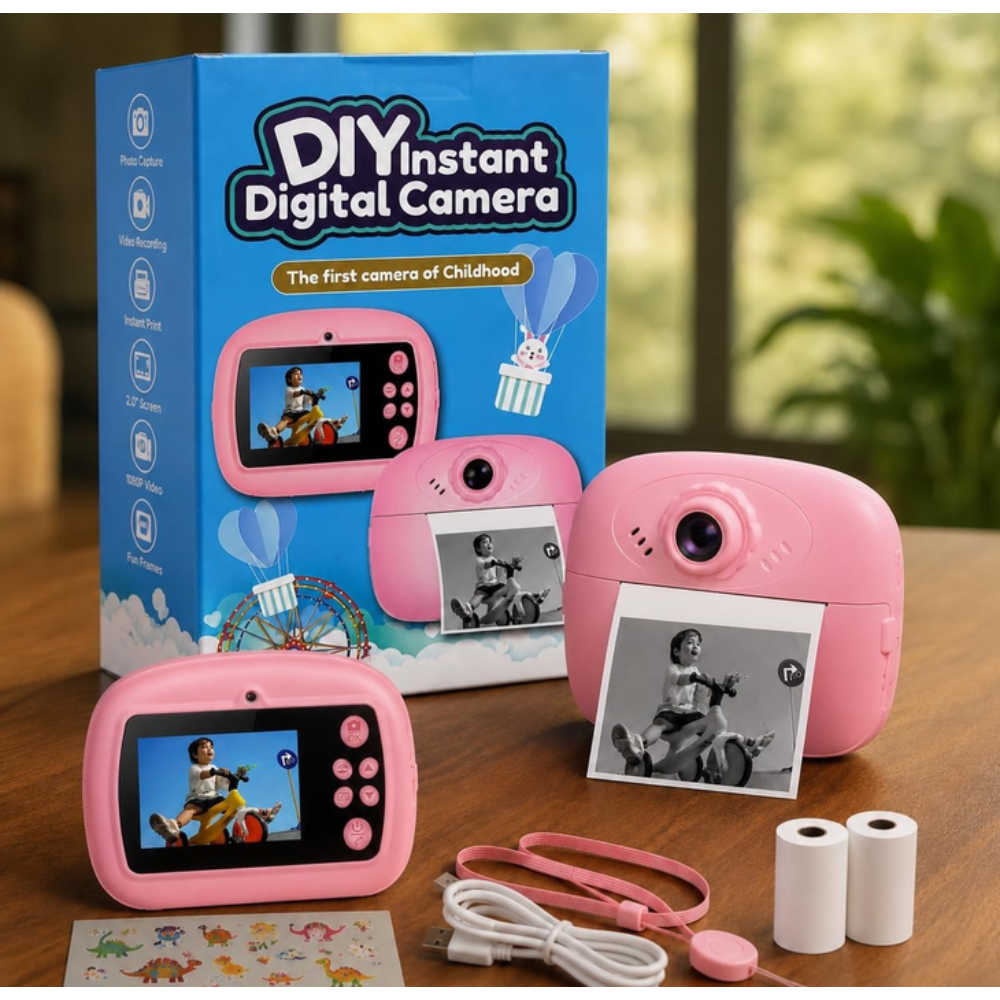 Instant Print Mini Camera for Kids