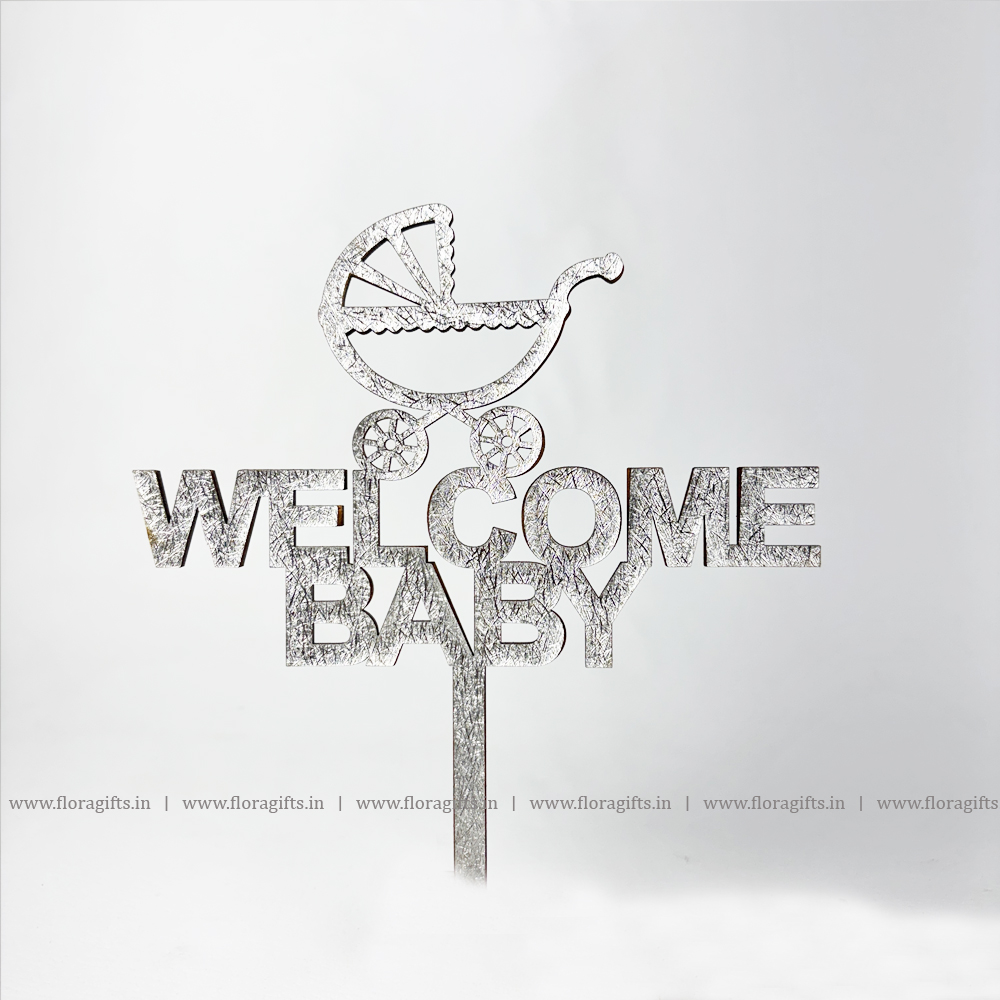 Baby Welcome Cake  Topper