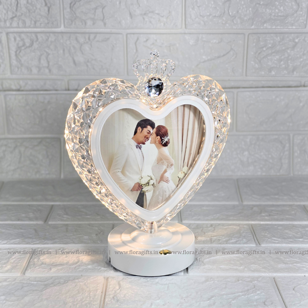 Crystal Heart Photo frame
