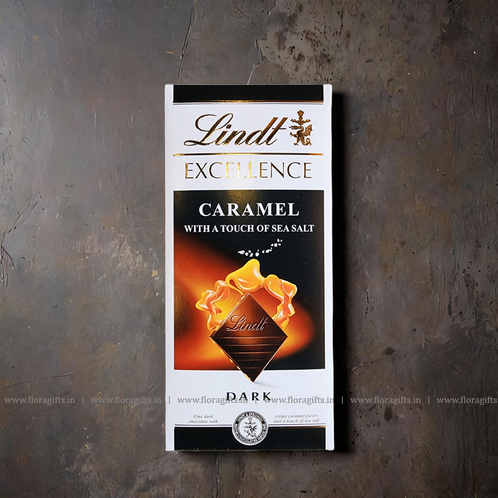 Lindt Excellence Bar Dark Caramel & Sea Salt