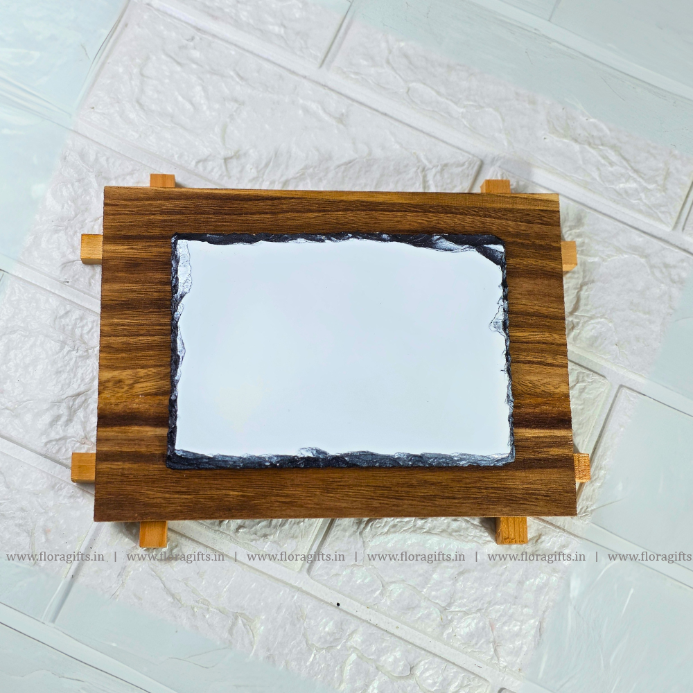 Store on wooden plank