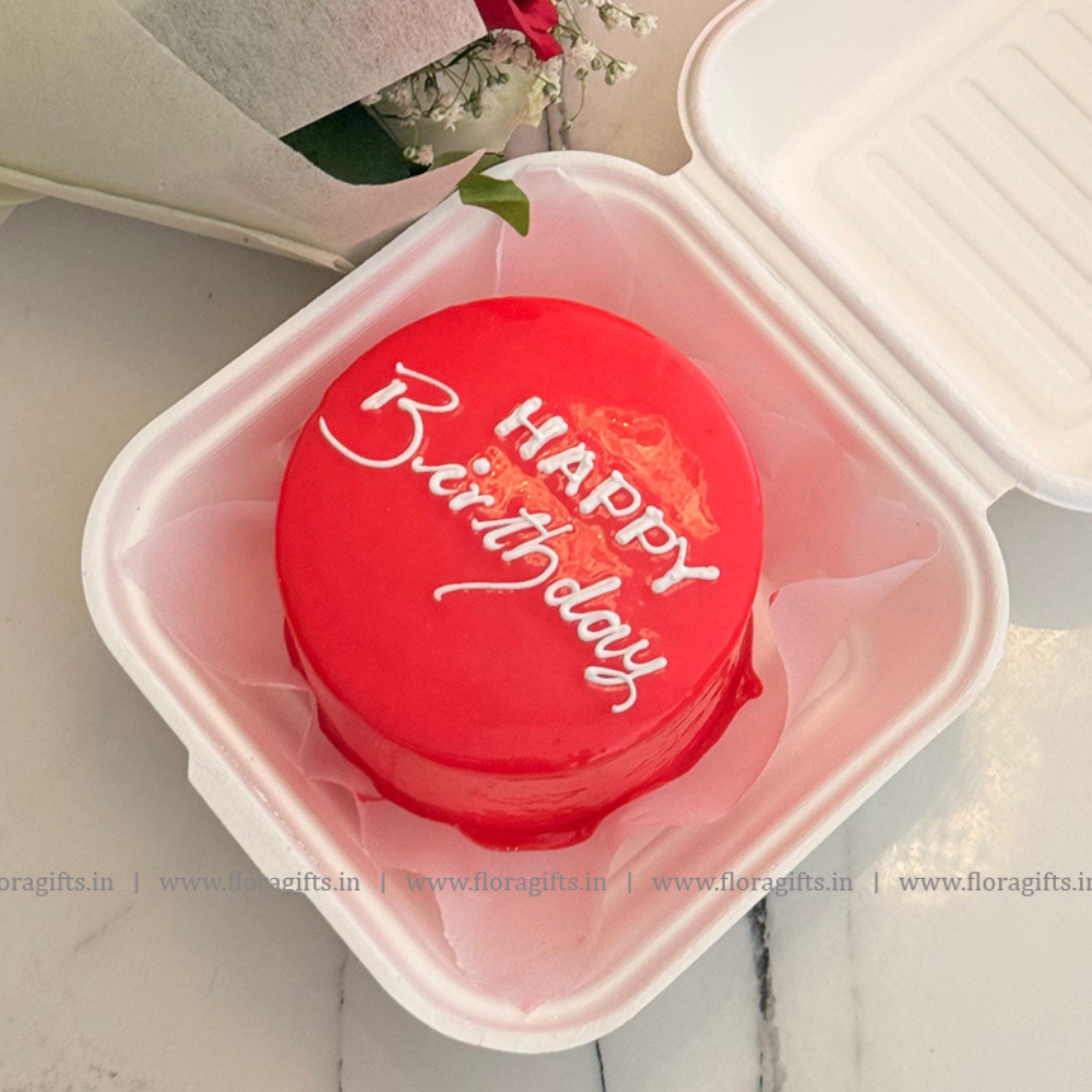 Romantic Birthday Bento Cake