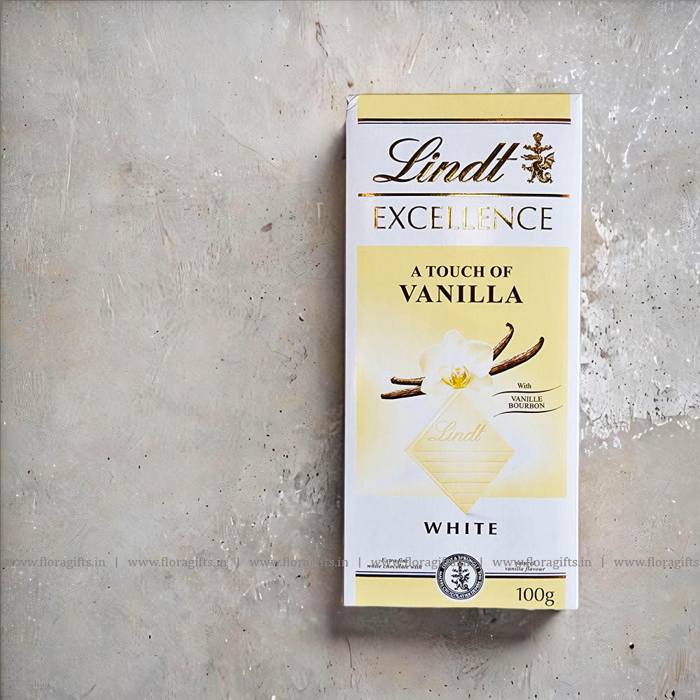 Lindt Excellence A Touch Of Vanilla White Chocolate