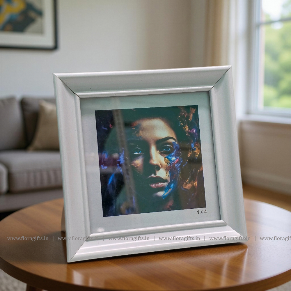 Mini Frame White stepped