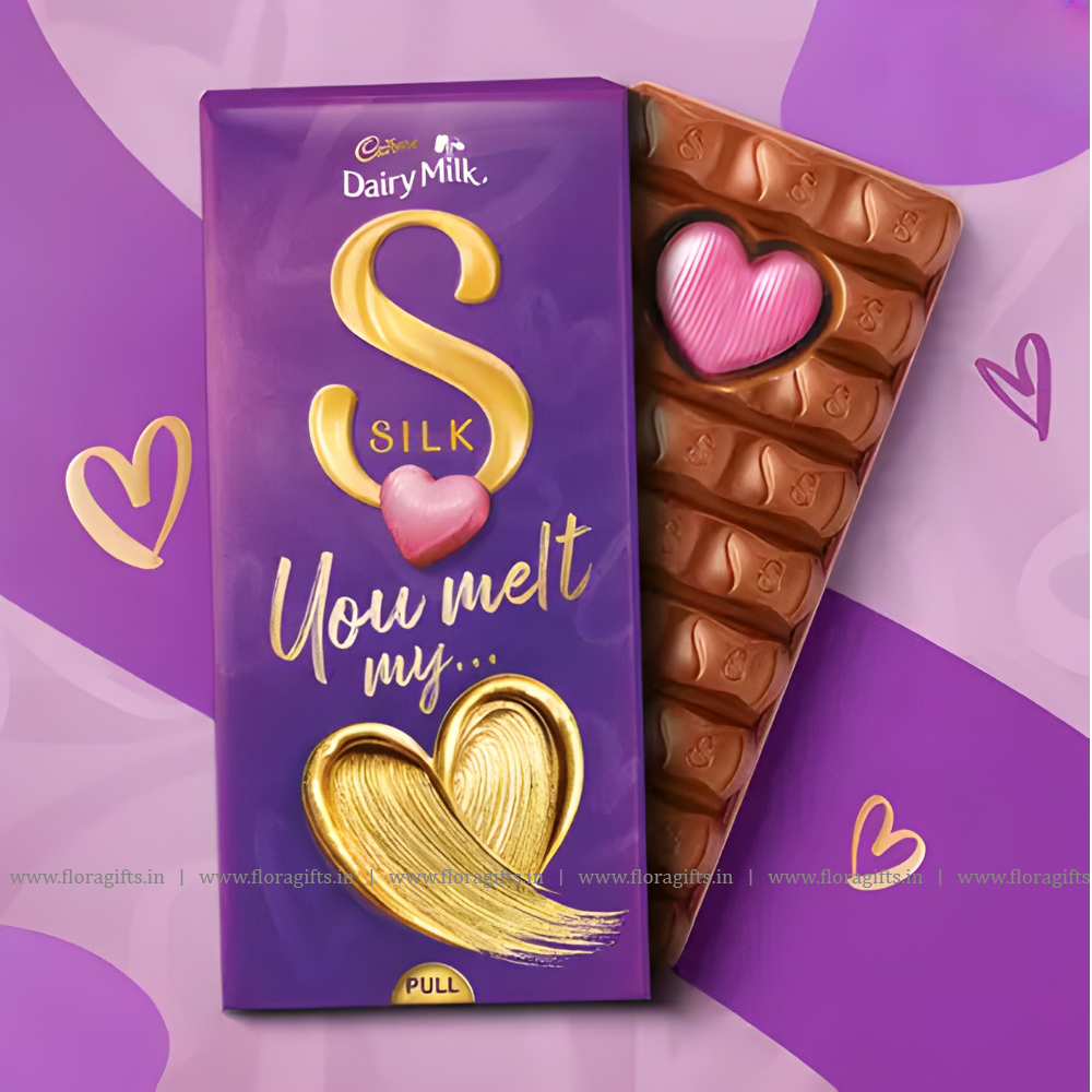 Cadbury Dairy Milk Silk Valentines Heart Blush