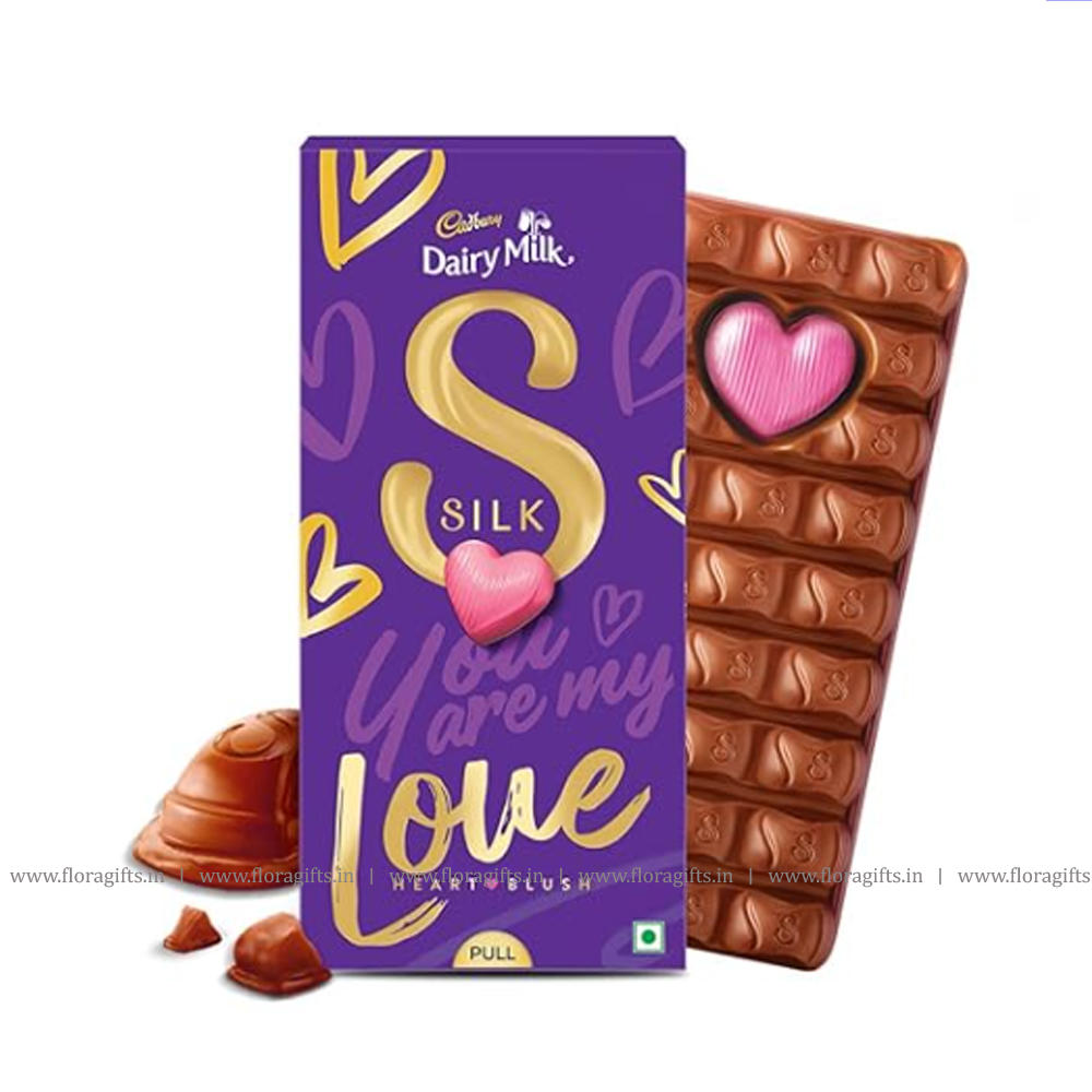 Cadbury Dairy Milk Silk Valentines Heart Blush