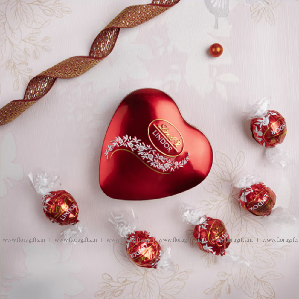 Lindt Lindor Heart Tin Box