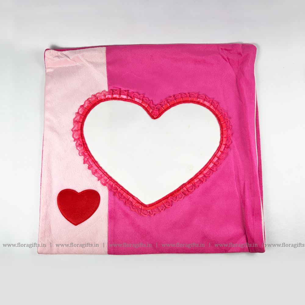 Pink Heart Pillow