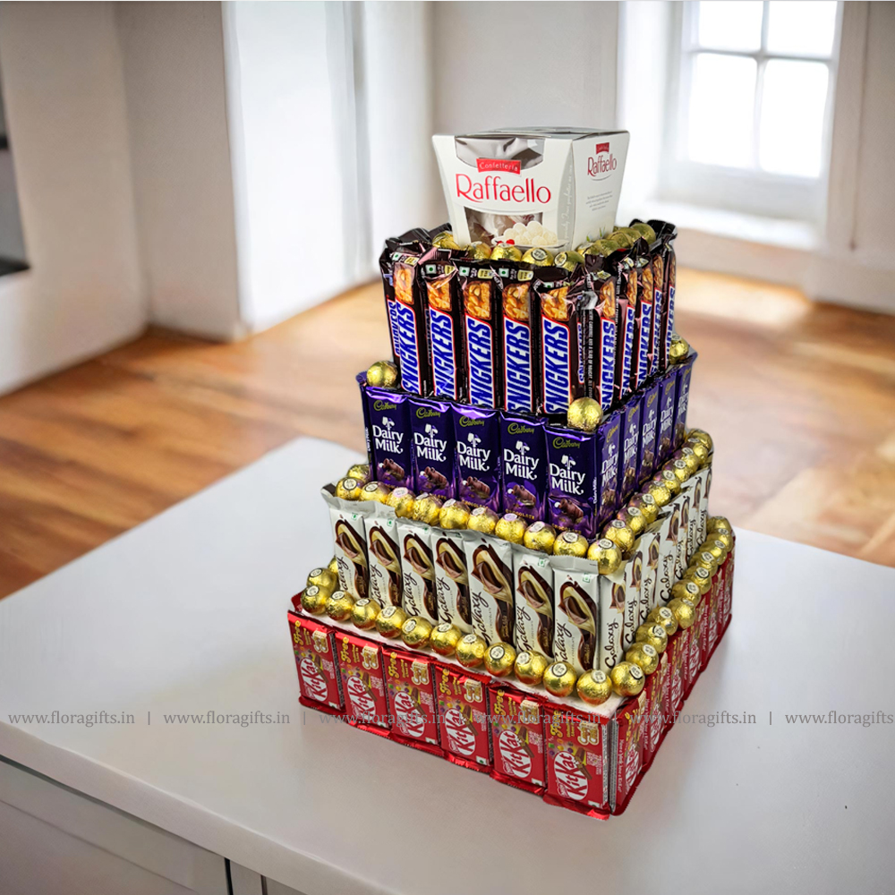 Square Chocolate Tower