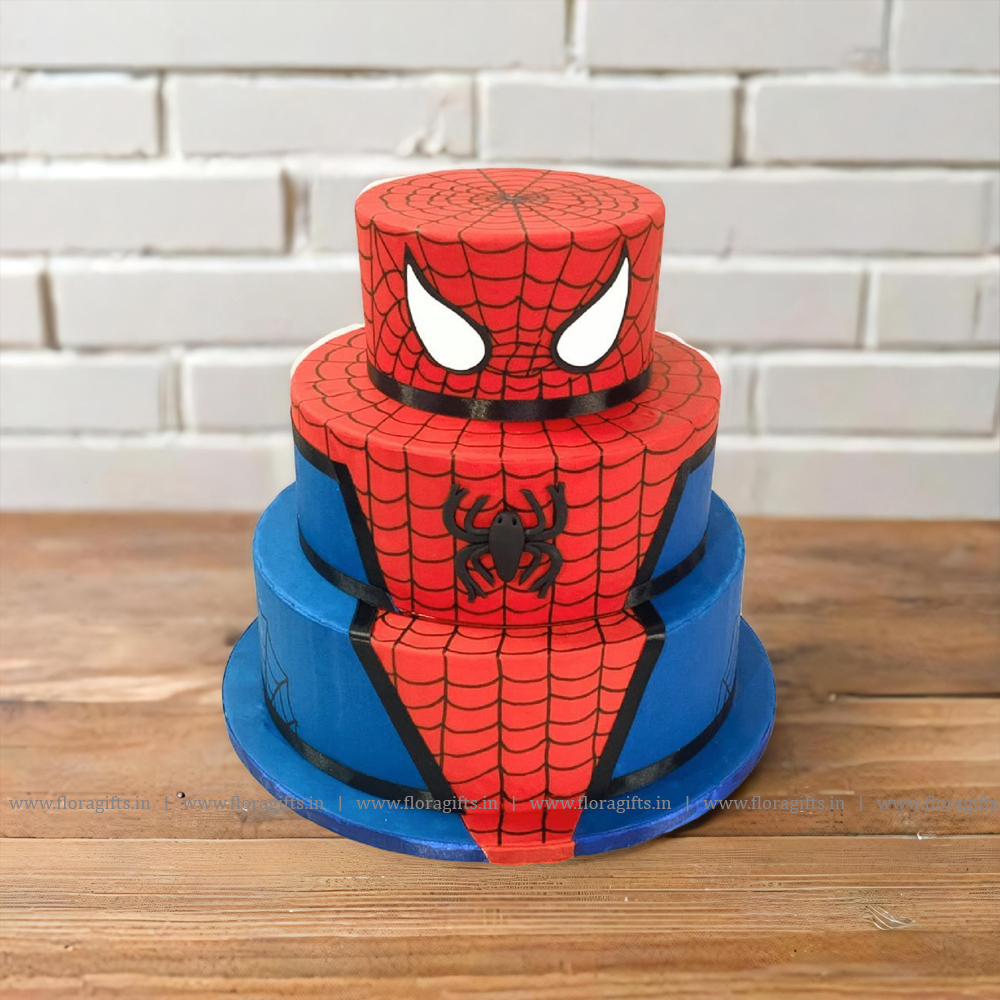 Spiderman Theme Cake