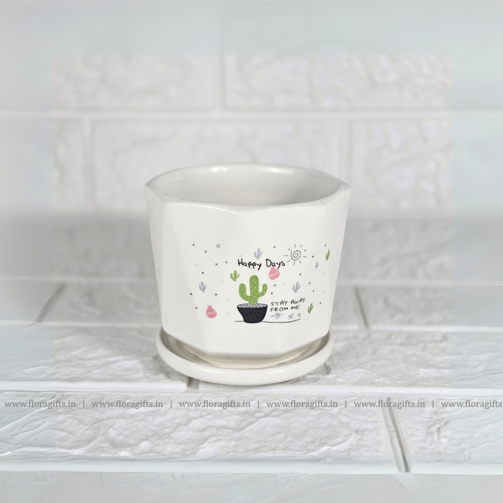 Happy Days planter Small