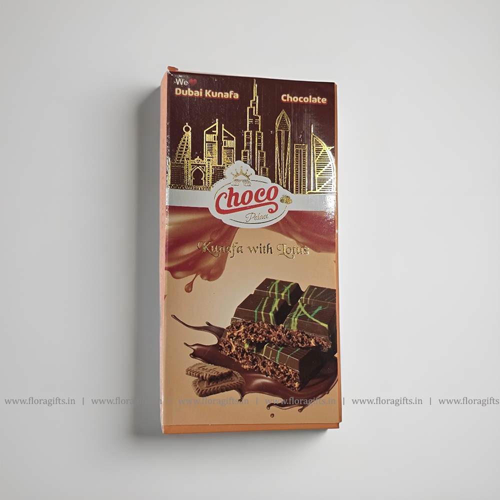 Dubai Kunafa with Lotus Chocolate Bar (Imported)