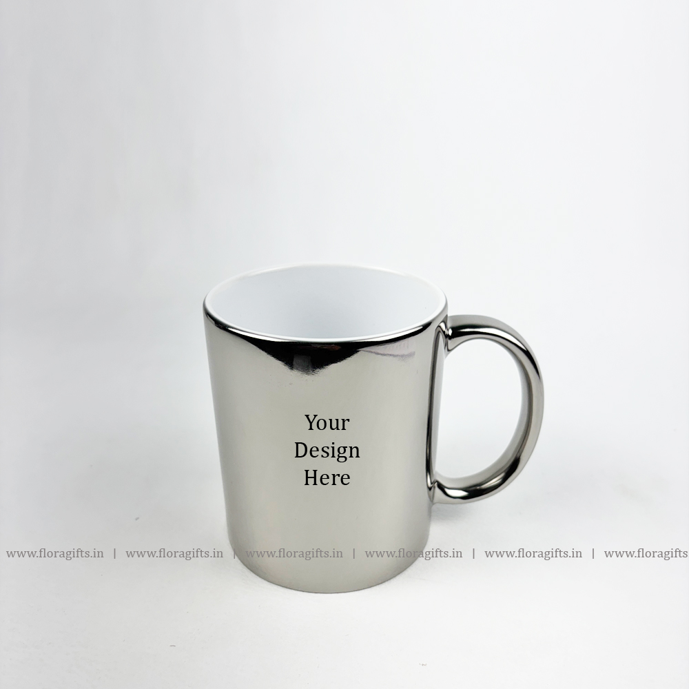 Metallic Mugs, Silver