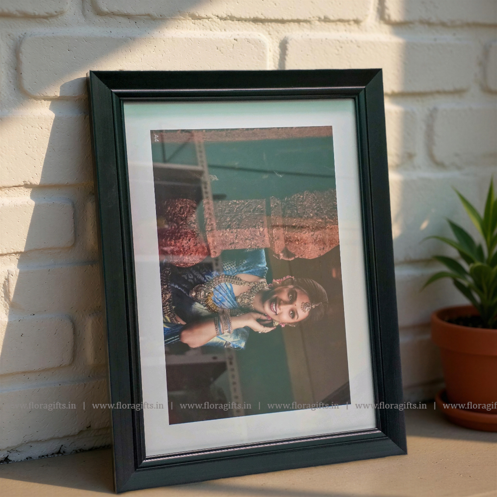 Black stepped Frame 1 A4