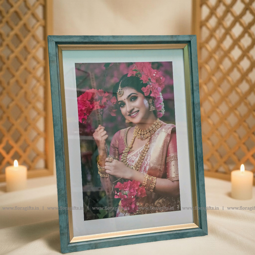 Green & Gold Frame A4